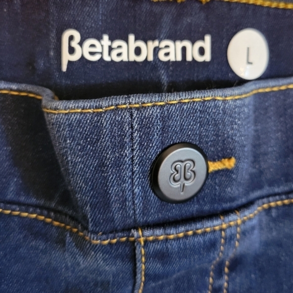 Betabrand Vintage Wash Bootcut Denim Yoga Jeans  Size Large - Picture 3 of 5